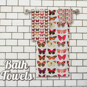 Butterfly Contour Collection🛁 🦋 Bath Towel Set