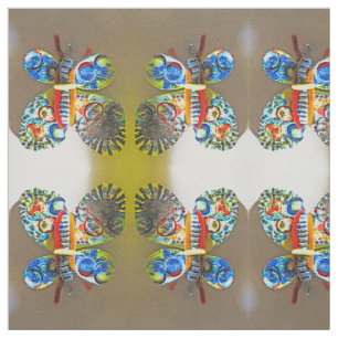 BUTTERFLY cotton twill barkcloth   m3galleryStudio Fabric