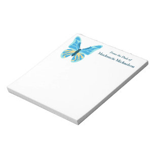 Butterfly Custom Colour Graphic Notepad