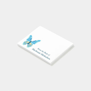 Butterfly Custom Colour Graphic Post-it Notes