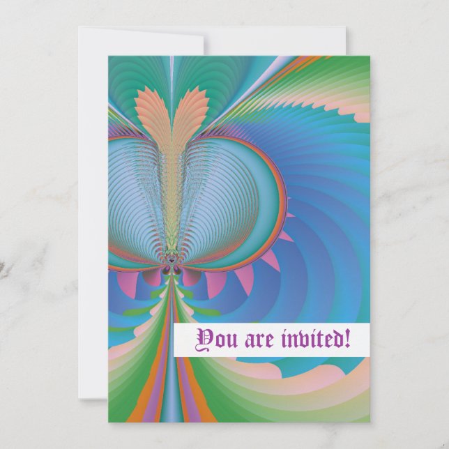 Butterfly Custom Invitation (Front)