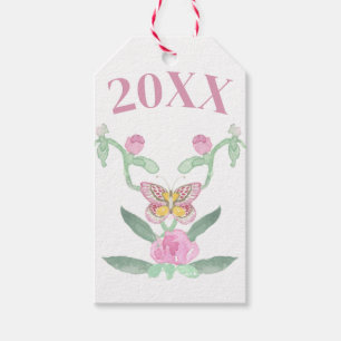 Butterfly Customisable Graduation  Gift Tags