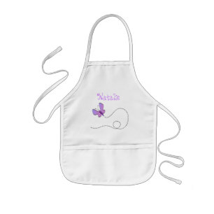 Butterfly Customizeable kids apron