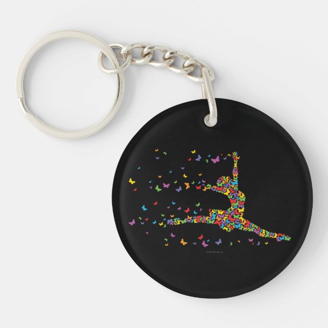 Butterfly Dancer Key Ring (Front)