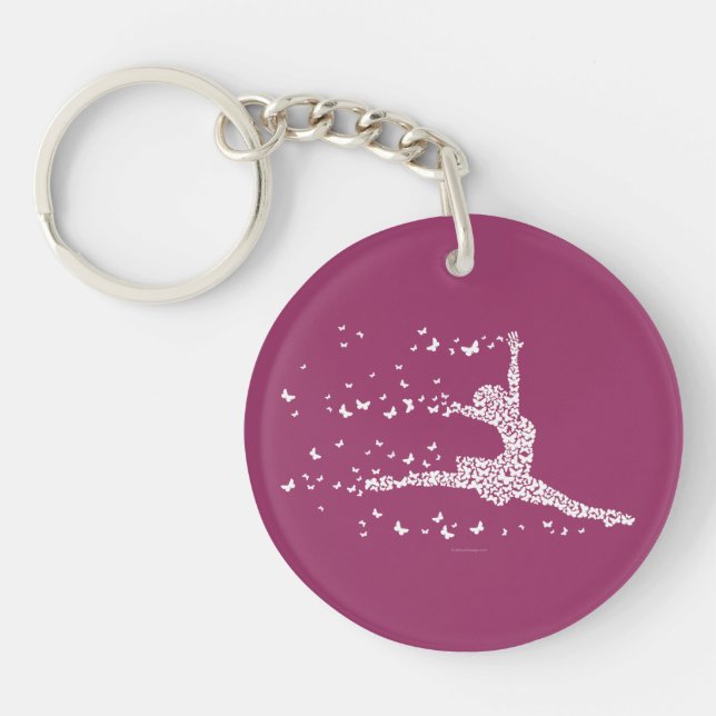 Butterfly Dancer Key Ring (Front)