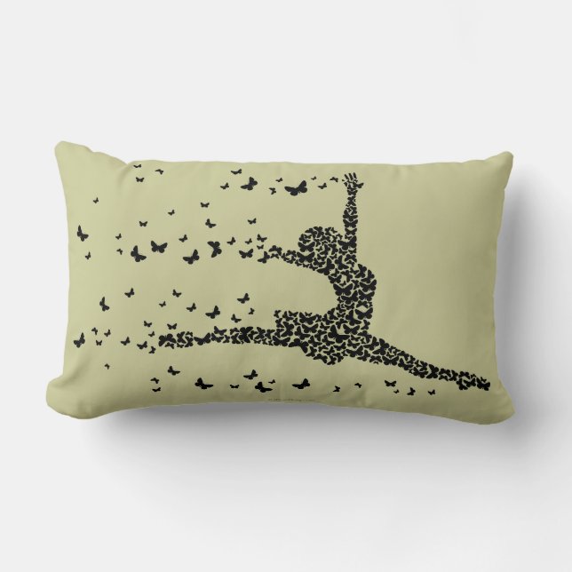 Butterfly Dancer Lumbar Cushion (Front)