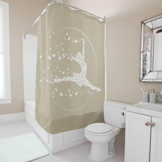 Butterfly Dancer Shower Curtain (In Situ)