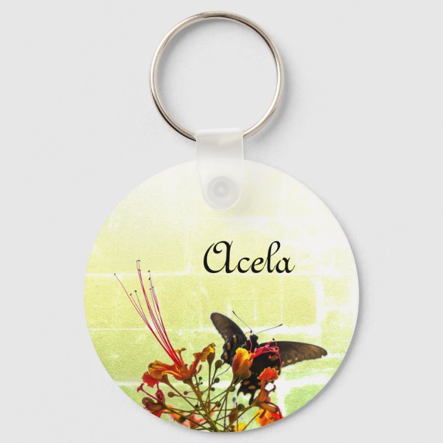 Butterfly Delight Key Ring (Front)