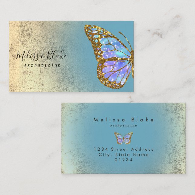 butterfly design business card (Front/Back)