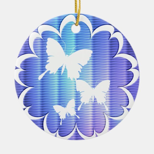 Butterfly Design Ornament (Front)