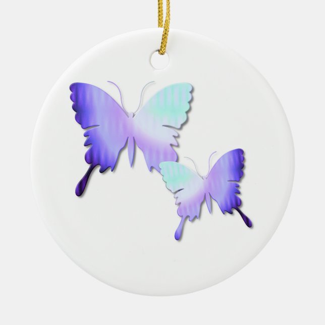 Butterfly Design Ornament (Front)