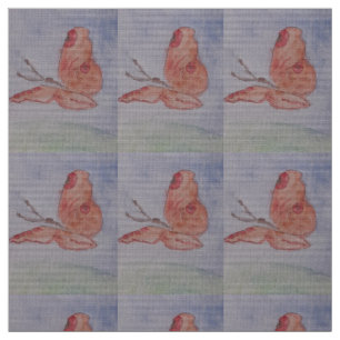 Butterfly Design Polyester Poplin Fabric