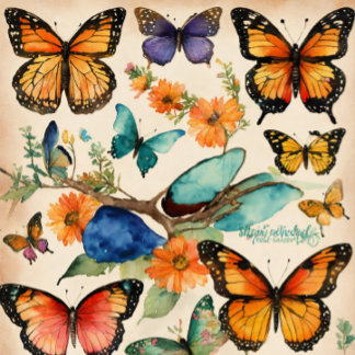 BUTTERFLY DESIGNED PILLOWS