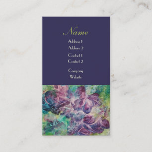 Butterfly Designer Corporate Profile Cards Purple