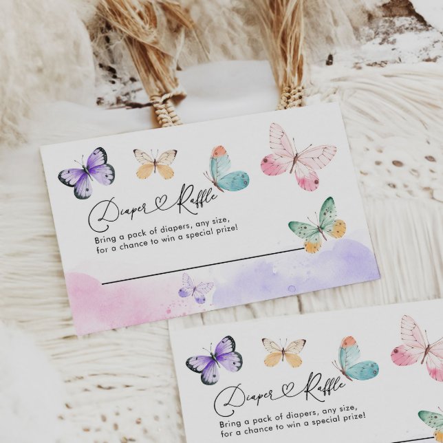 Butterfly Diaper Raffle Card (Creator Uploaded)