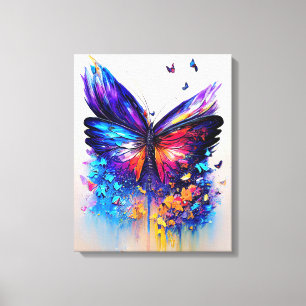 Butterfly Discovery Adventure Nature Planet Earth Canvas Print