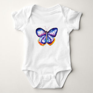 Butterfly Drawing Baby Jersey Bodysuit
