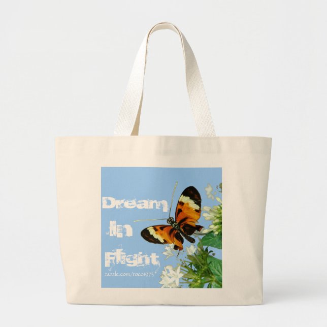 Butterfly (dream in flight) large tote bag (Front)