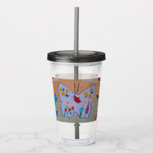 Butterfly Dreaming Acrylic Tumbler