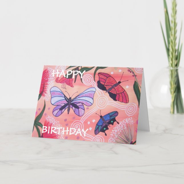 Butterfly Dreaming Card (Front)