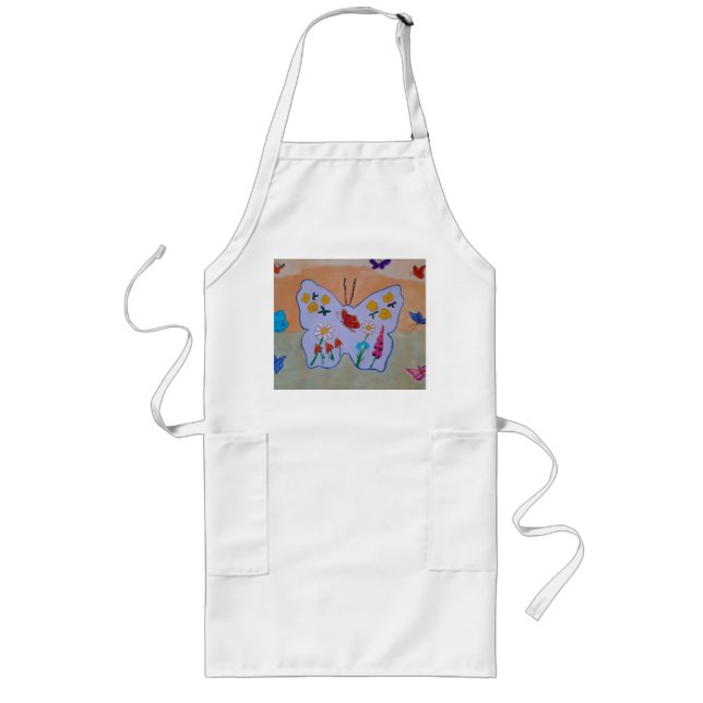 Butterfly Dreaming  Long Apron (Front)