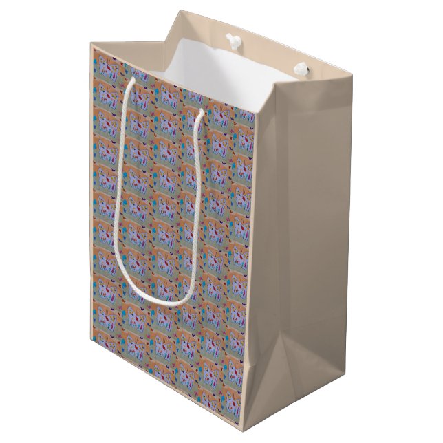Butterfly Dreaming Medium Gift Bag (Front Angled)