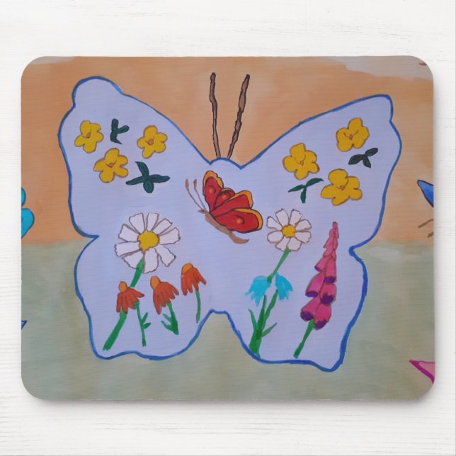 Butterfly Dreaming Mouse Pad (Front)