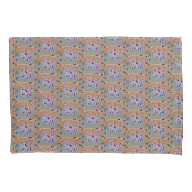 Butterfly Dreaming Pillowcase (Front)