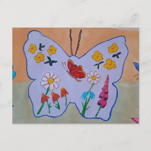 Butterfly Dreaming Postcard (Front)