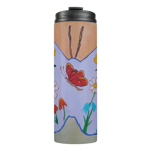 Butterfly Dreaming Thermal Tumbler (Front)