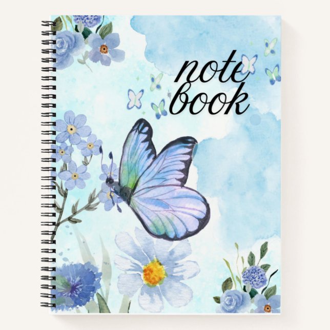 Butterfly Dreams – Aesthetic Pastel Notebook | Sof (Front)