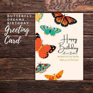 Butterfly Dreams Birthday Card