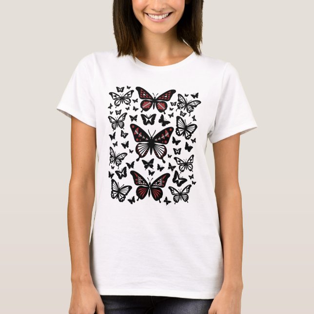 Butterfly Dreams in Rust T-Shirt (Front)