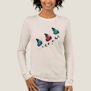 Butterfly Dreams Pastel Wings A Gentle Ascent Floa Tri-Blend Shirt