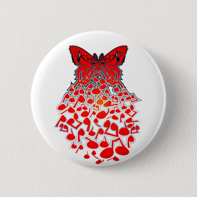 Butterfly_Effect 6 Cm Round Badge (Front)