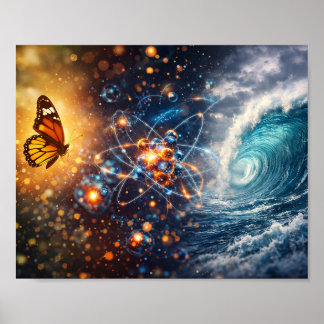 Butterfly Effect Chaos Theory Abstract Poster