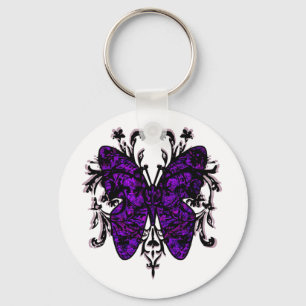 Butterfly Effect (purple) Key Ring