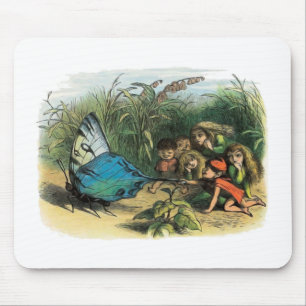Butterfly Elf Artwork Cute Elves Butterflies Mouse Pad