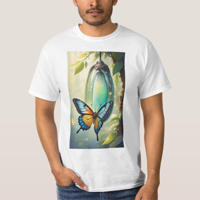 Butterfly Emerging from its Chrysalis Macro shot  T-Shirt (Front)
