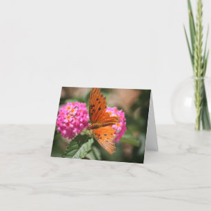 Butterfly encouragement card