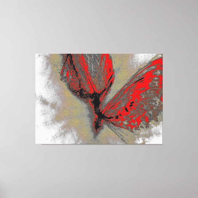Butterfly Energy Canvas Print (Front)