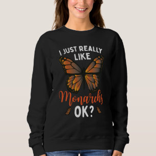 Butterfly Entomology Monarch Sweatshirt