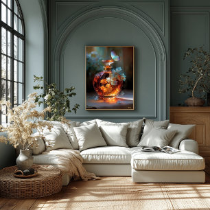 Butterfly Essence – Enchanted Floral Perfume Canvas Print