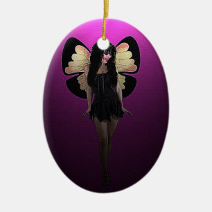 Butterfly Fairy Christmas Ornament