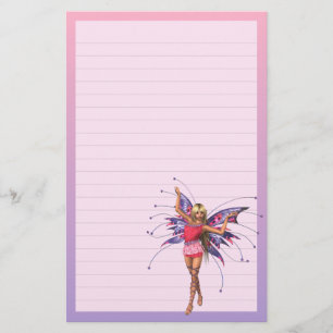 Butterfly Fairy Dancer Stationery