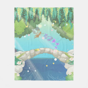 Butterfly Fairy Fleece Blanket