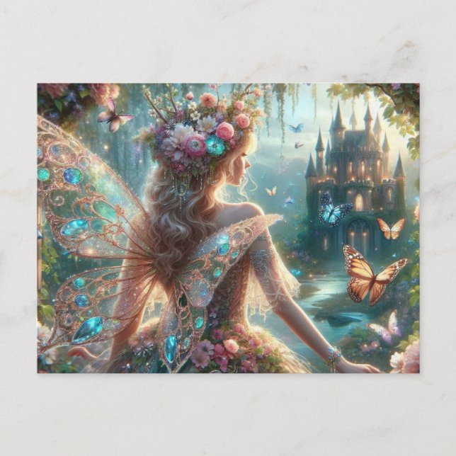 Butterfly Fairy Postcard (Front)