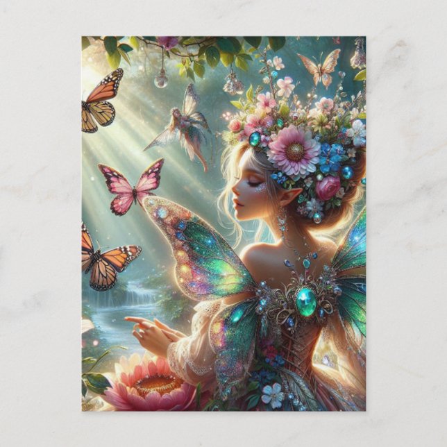 Butterfly Fairy Postcard (Front)