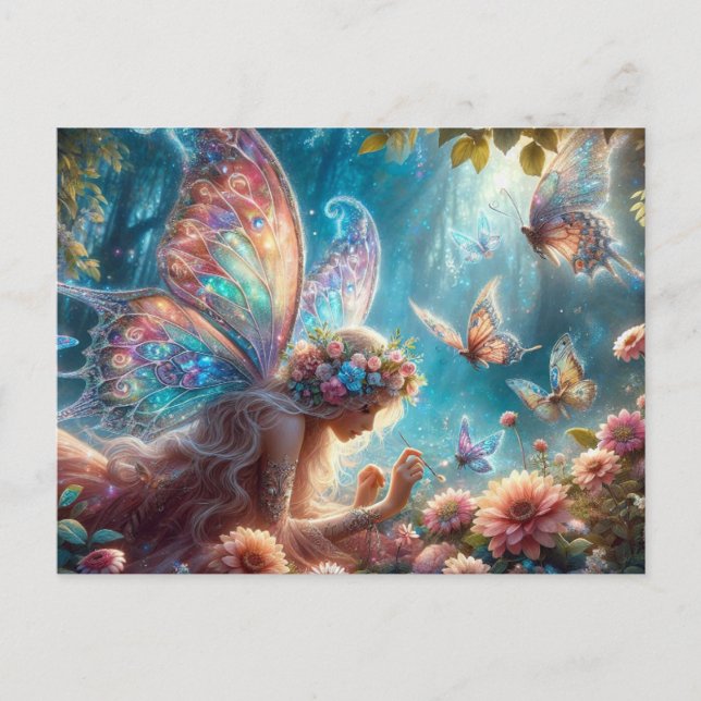 Butterfly Fairy Postcard (Front)