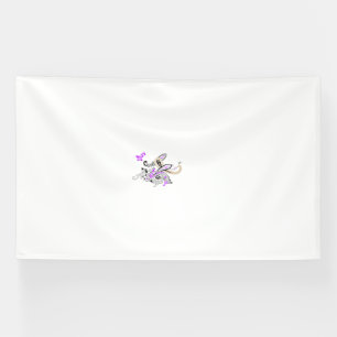 Butterfly Fairy Tattoo Vector – Vintage Floral Art Banner